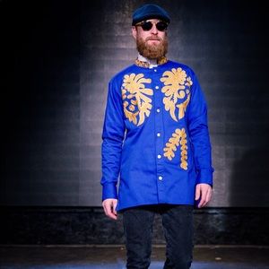 Golden flower made by CUE. Prices vary by size.